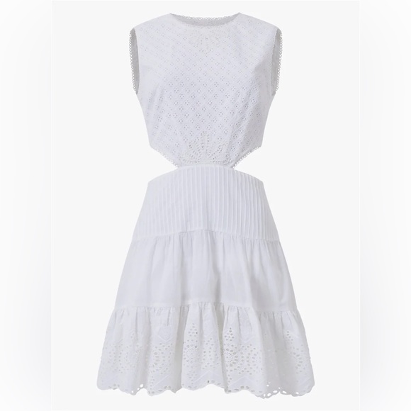 NWT FCUK broderie sun dress, size 4 - Picture 4 of 7